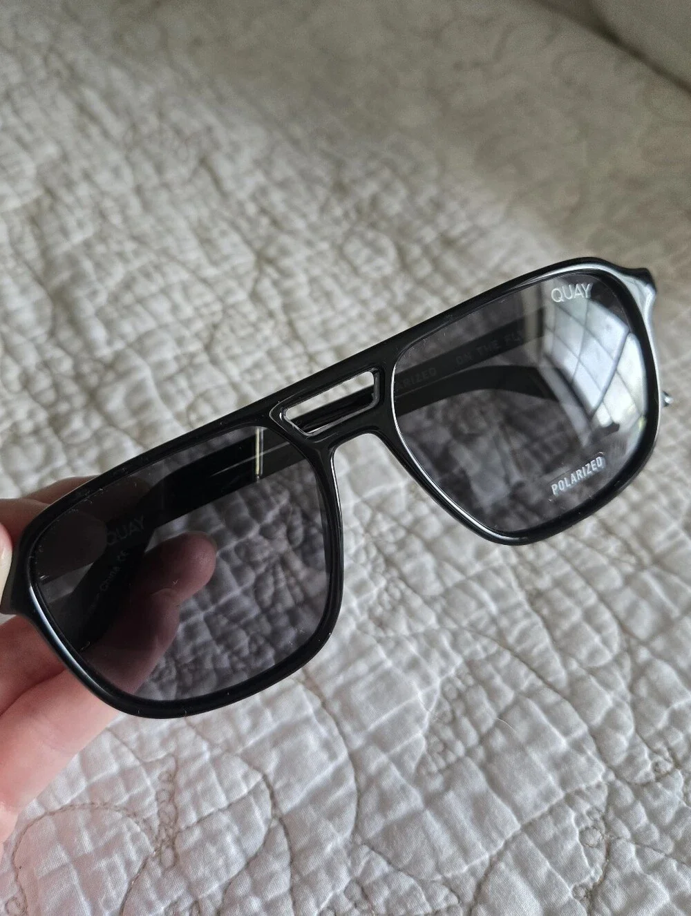 QUAY On The Fly Polarized Sunglasses